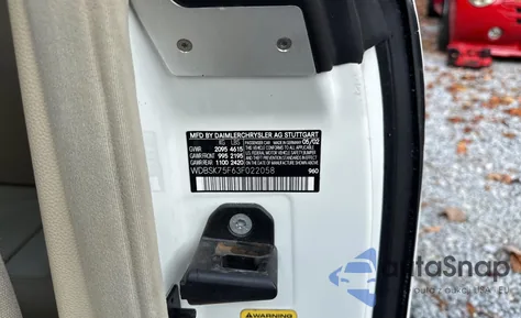 2003 Mercedes-Benz Sl 500R из США, поврежденный, VIN WDBSK75F63F022058